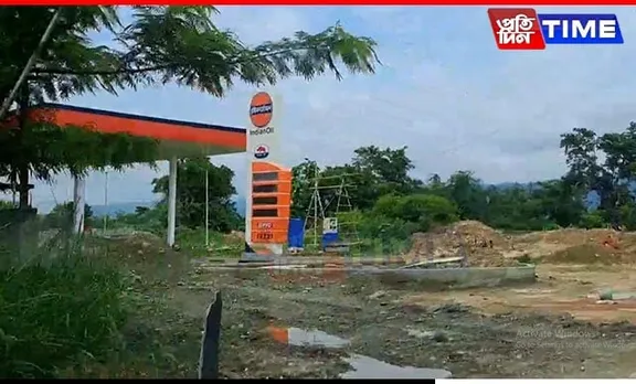 Illegal Construction? Nagaland Builds Petrol Pump on Assam Land